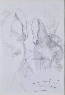 Salvador Dalí - Etude Pour L\'Invention Des Monstres