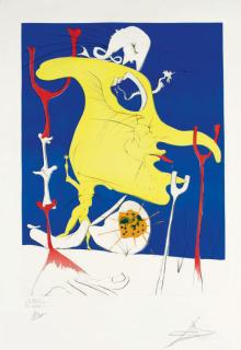 Salvador Dali - La Conquête du Cosmos II, Jean Lavigne, Paris, 1974 (M. & L. 641, 645-46, 650-52)