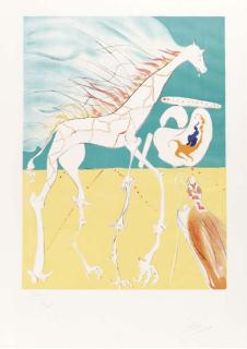 Salvador Dali - La Conquête du Cosmos II, Paris, Lavigne, 1974 (M. and L. 641, 645-6, 650-2)