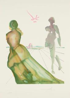 Salvador Dalí - La Déesse de Cythère, from L\'Art d\'Aimer d\'Ovide