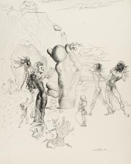 Salvador Dalí - La Métamorphose de Narcisse