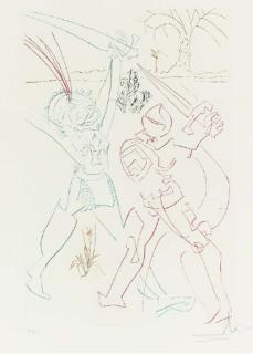 Salvador Dali - La Quête du Graal: Five Plates (M. And L. 778; 780; 784; 786; And 789)