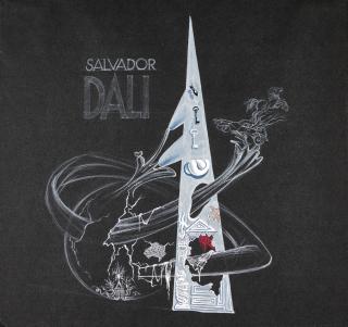 Salvador Dalí - La Sphère Attaque La Pyramide (Étude)