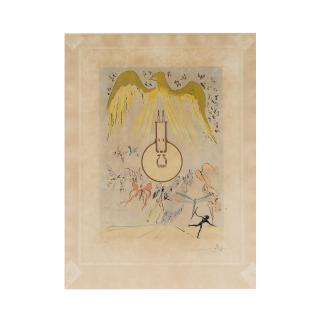 Salvador Dalí - L\'ampoule à incandescence, 1975