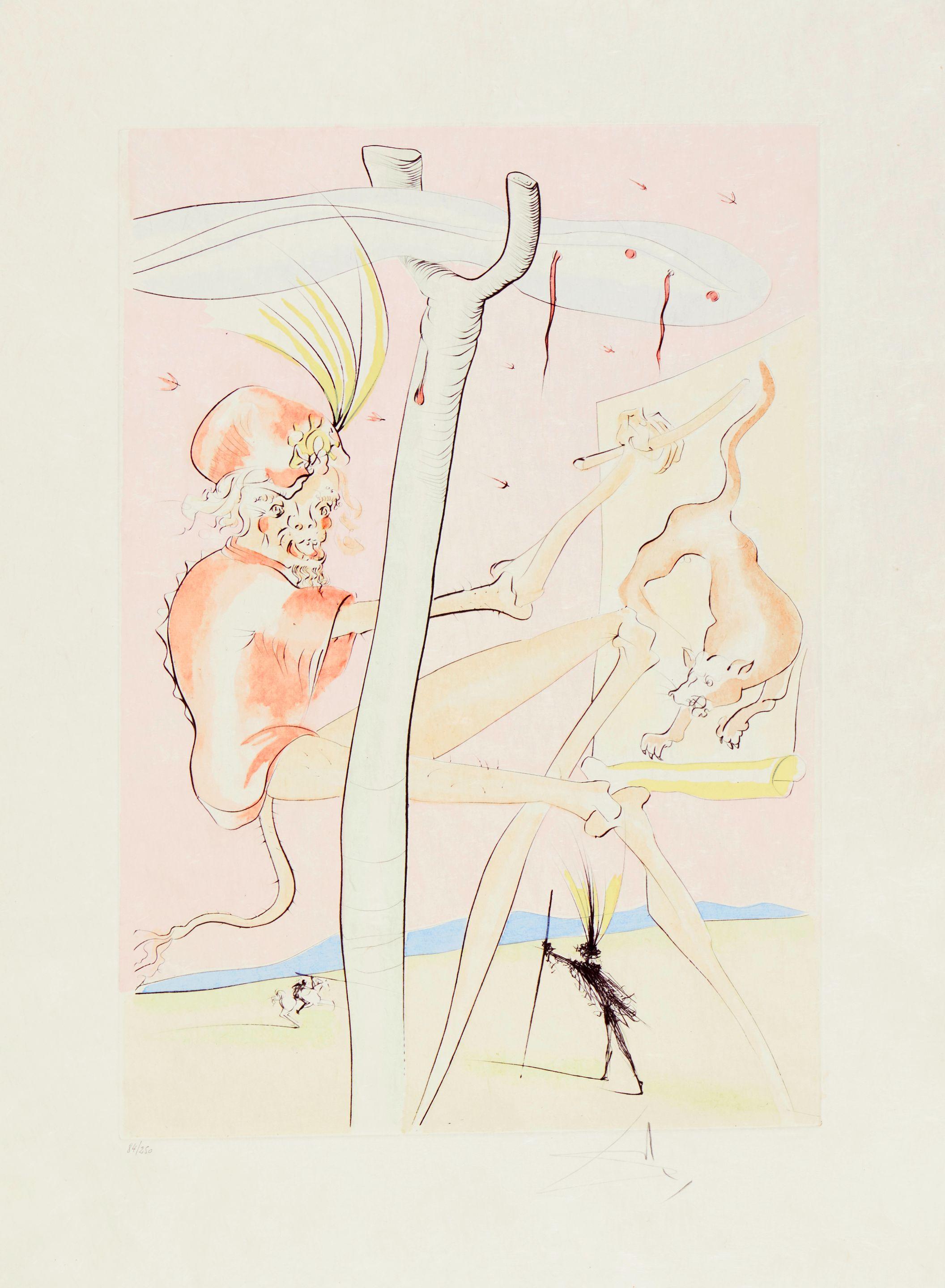 Salvador Dalí - Le Bestiaire de La Fontaine Dalinisé