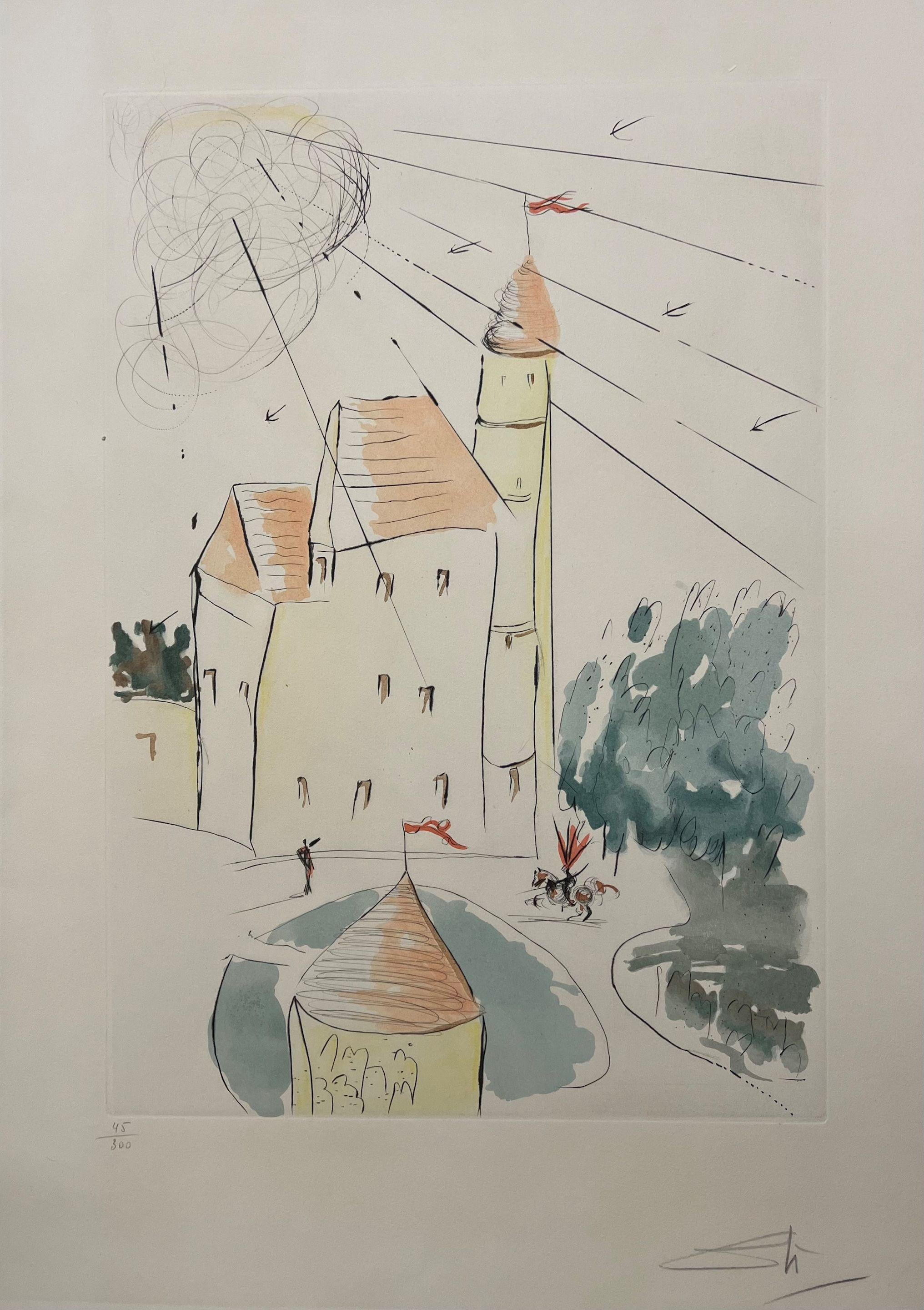 Salvador Dali - Le Chateau De Vascoeuil, 1974