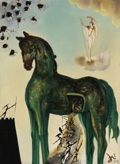 Salvador Dalí - Le cheval de Troie