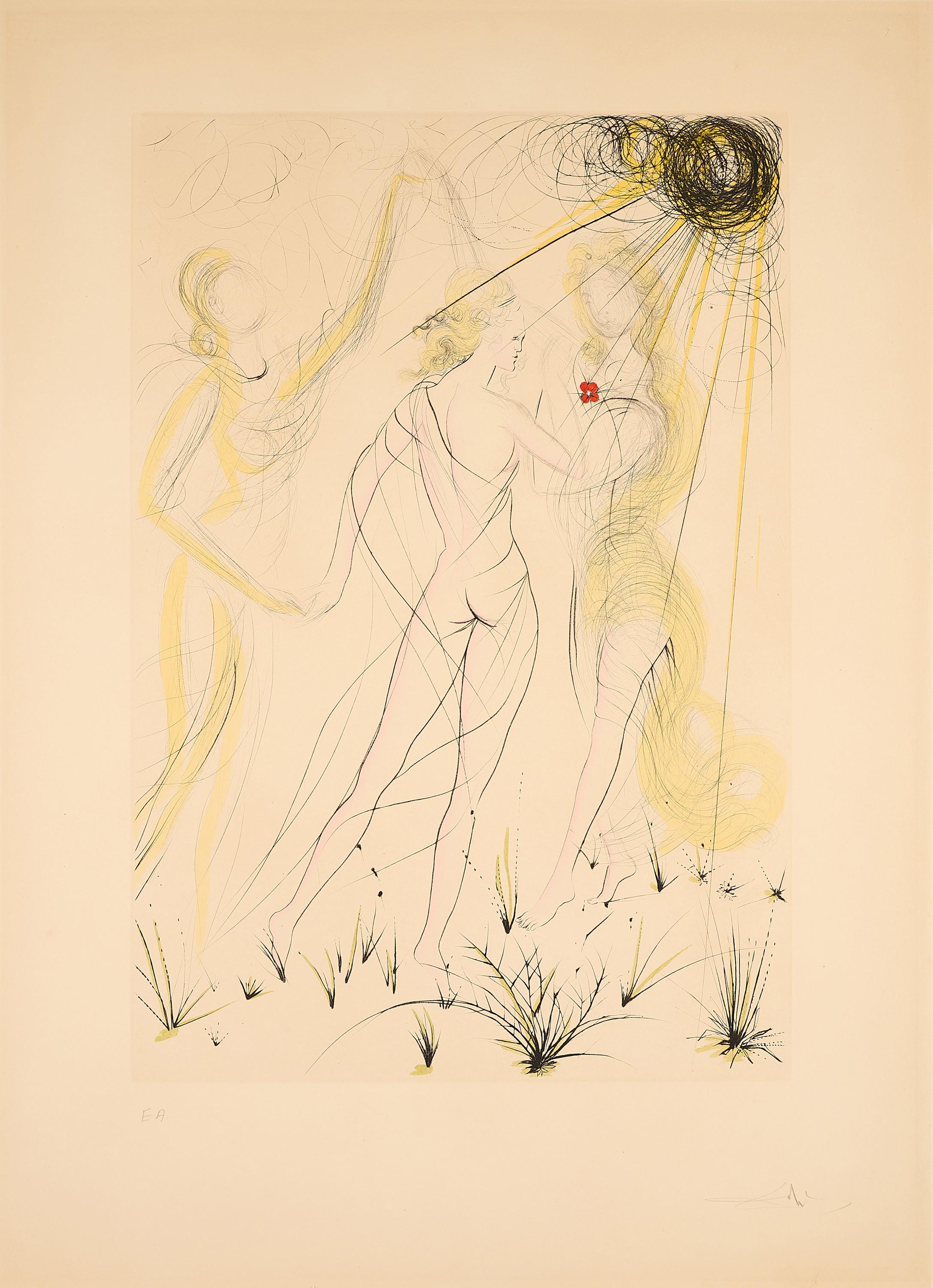 Salvador Dalí - Le Printemps (Aus: Suite mythologique nouvelle).