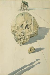 Salvador Dalí - Le supplice des hypocrytes, for la Divine Comédie, L\'enfer, chant 23