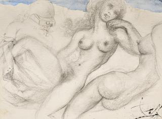 Salvador Dalí - Le voyeur