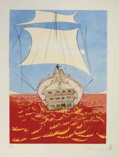 Salvador Dali - Les Douzes Tribus d\'Israel, Transworld Art, Fribourg, 1973 (M. & L. 618-30)