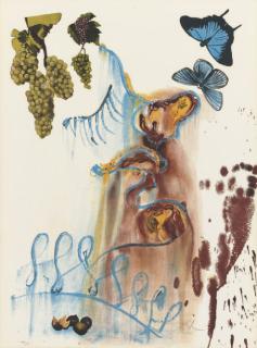 Salvador Dali - Les Saisons, Mitsukoshi Department Store, Tokyo, 1975 (M. & L. 1368-1371)