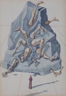 Salvador Dalí - Les Simoniaques