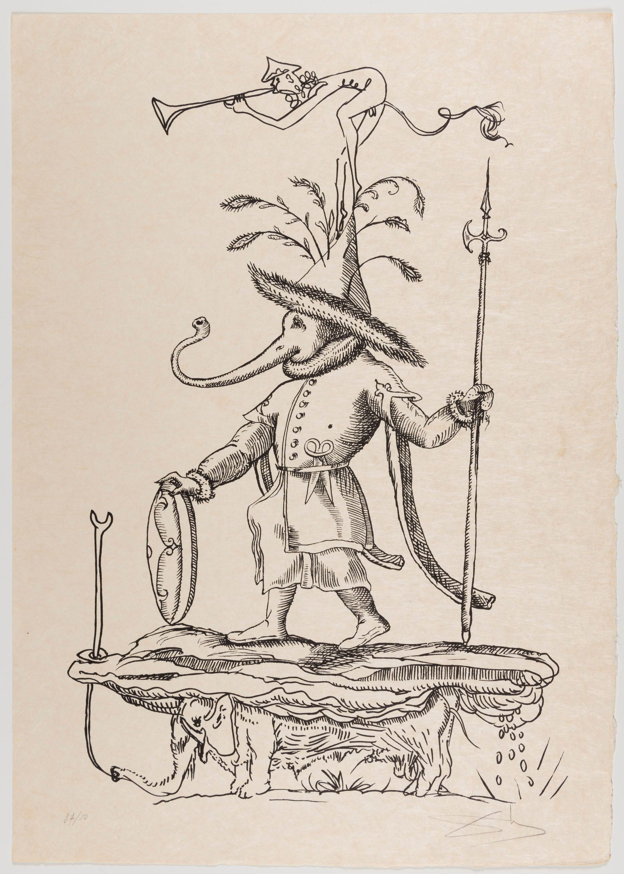 Salvador Dalí - Les songes Drolatiques de Pantagruel, 1973