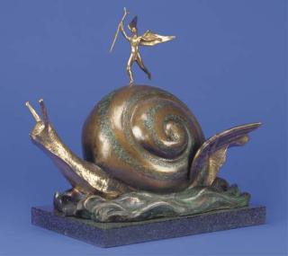 Salvador Dalí - L\'Escargot Et L\'Ange