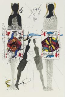 Salvador Dali - Lewis Carroll, Alice\'s Adventures in Wonderland, Maecenas Press, Random House, New York, 1969 (Michler & Löpsinger 321-33)