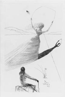 Salvador Dali - Lewis Carroll, Alice\'s Adventures in Wonderland, New York, Maecenas Press, Random House, 1969 (M. and L. 321-333)