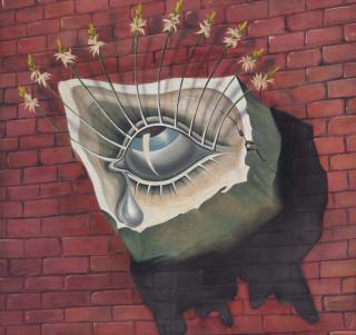 Salvador Dali - L\'Oeil Fleuri (No. 8), Décor Pour Le Ballet Tristan Fou