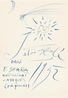 Salvador Dalí - Lune, étoile filante, Yin et Yang