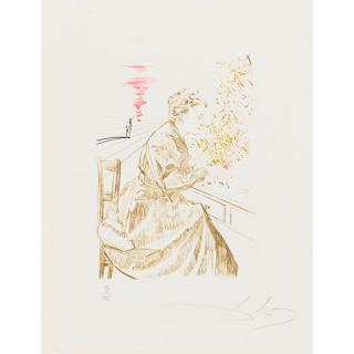 Salvador Dalí - Marie Curie, from Medicine and Science