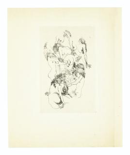 Salvador Dalí - Menu du banquet des amis du roman philosophique