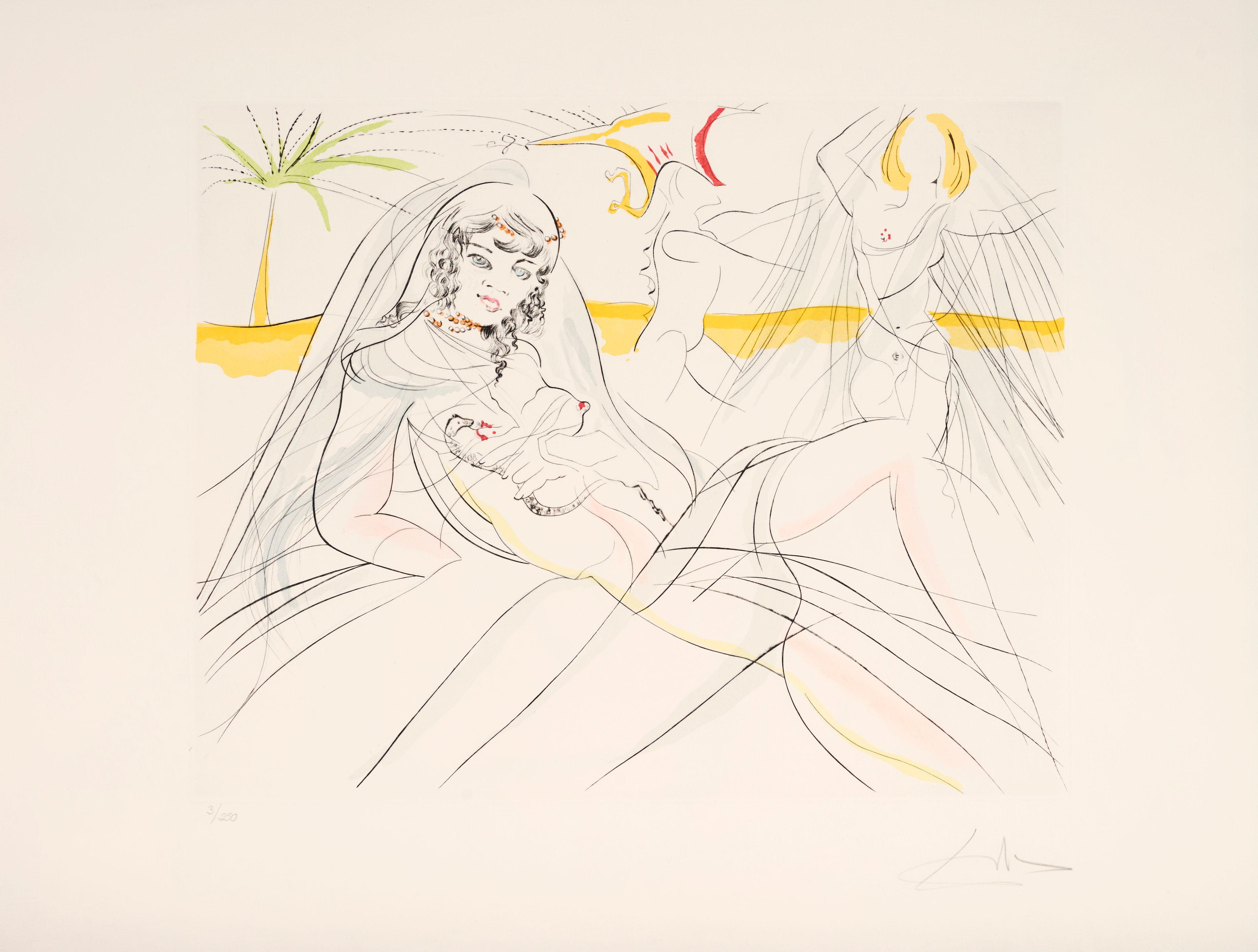 Salvador Dali - Mort De Cleopatra, 1975-1976