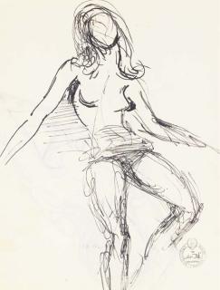 Salvador Dali - Nu de face