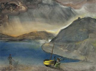 Salvador Dalí - Paysage De Port Lligat, Avant La Tempête