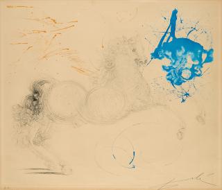 Salvador Dalí - Pegasus (Aus: Mythologie).