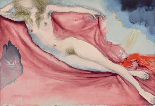 Salvador Dalí - Playmate after Rokeby Venus