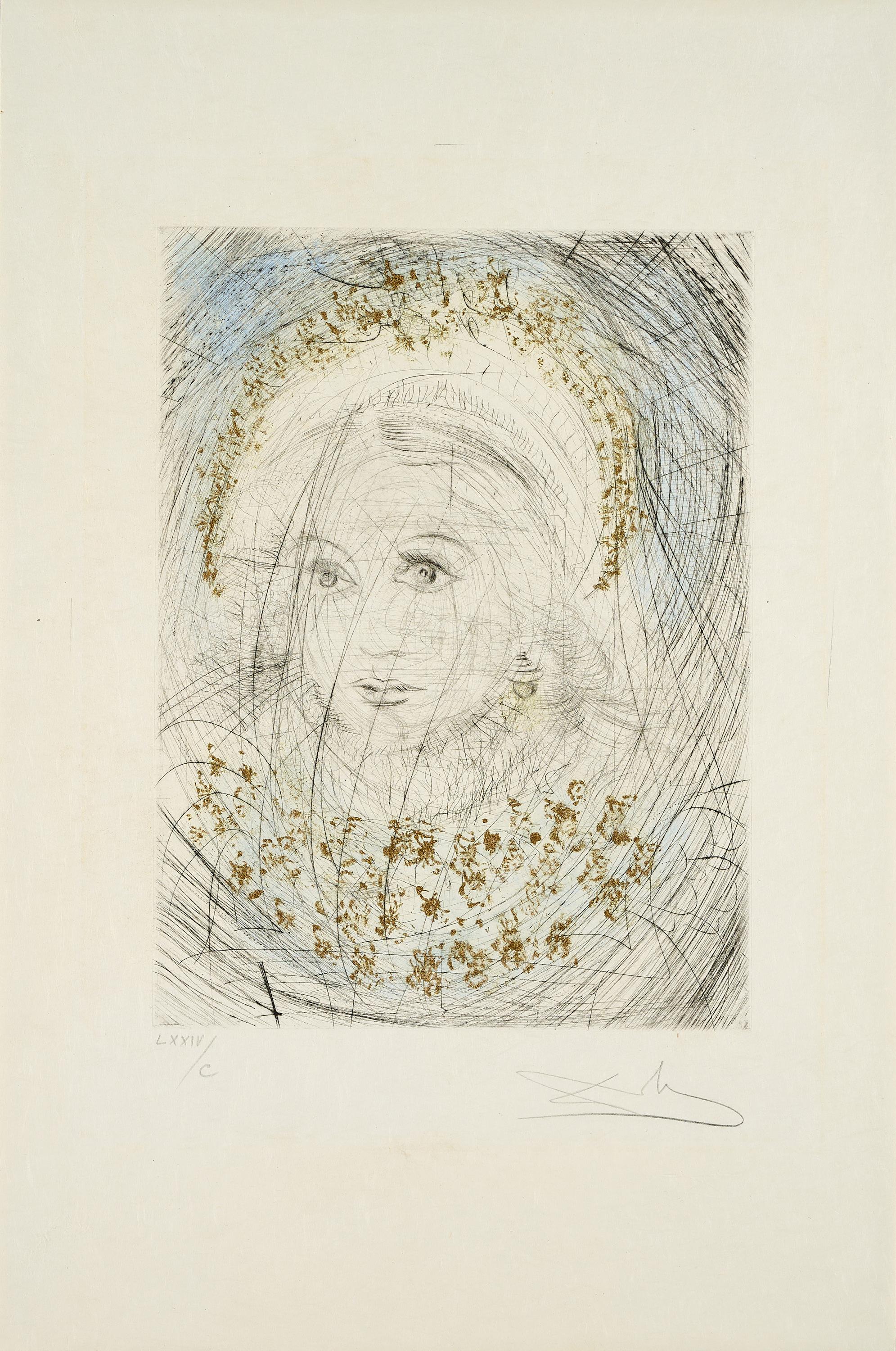 Salvador Dalí - Portrait de Marguerite (Aus: Faust. La Nuit de Walpurgis).