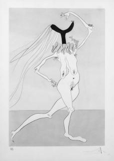 Salvador Dali - Quevedos visioner, Malmö, Galerie Börjeson, 1975 (M. and L. 766-771)