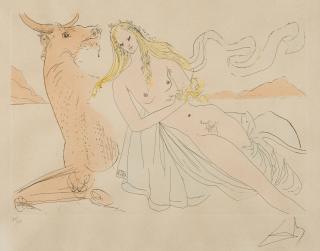 Salvador Dalí - Rapt d\'Europe par Zeus