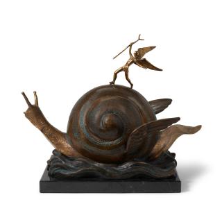 Salvador Dalí - Snail and the Angel