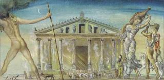 Salvador Dali - Temple de Diane à Epheseus