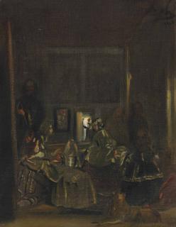 Salvador Dalí - The Maids-In-Waiting (Las Meninas; B)