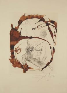 Salvador Dali - Thésée (Michlet & Löpsinger 122); Planche Issue De Mythologie