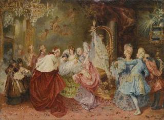 Salvador Sánchez Barbudo - The Baptism (El Bautismo)