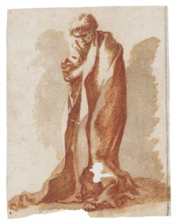 Salvator Rosa - A cloaked man