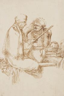 Salvator Rosa - A sorceress in conversation with a hag