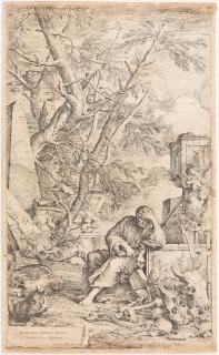 Salvator Rosa - Demokrit