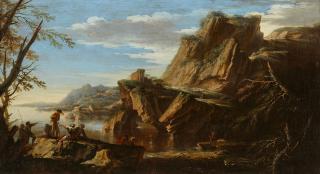 Salvator Rosa - Küstenlandschaft