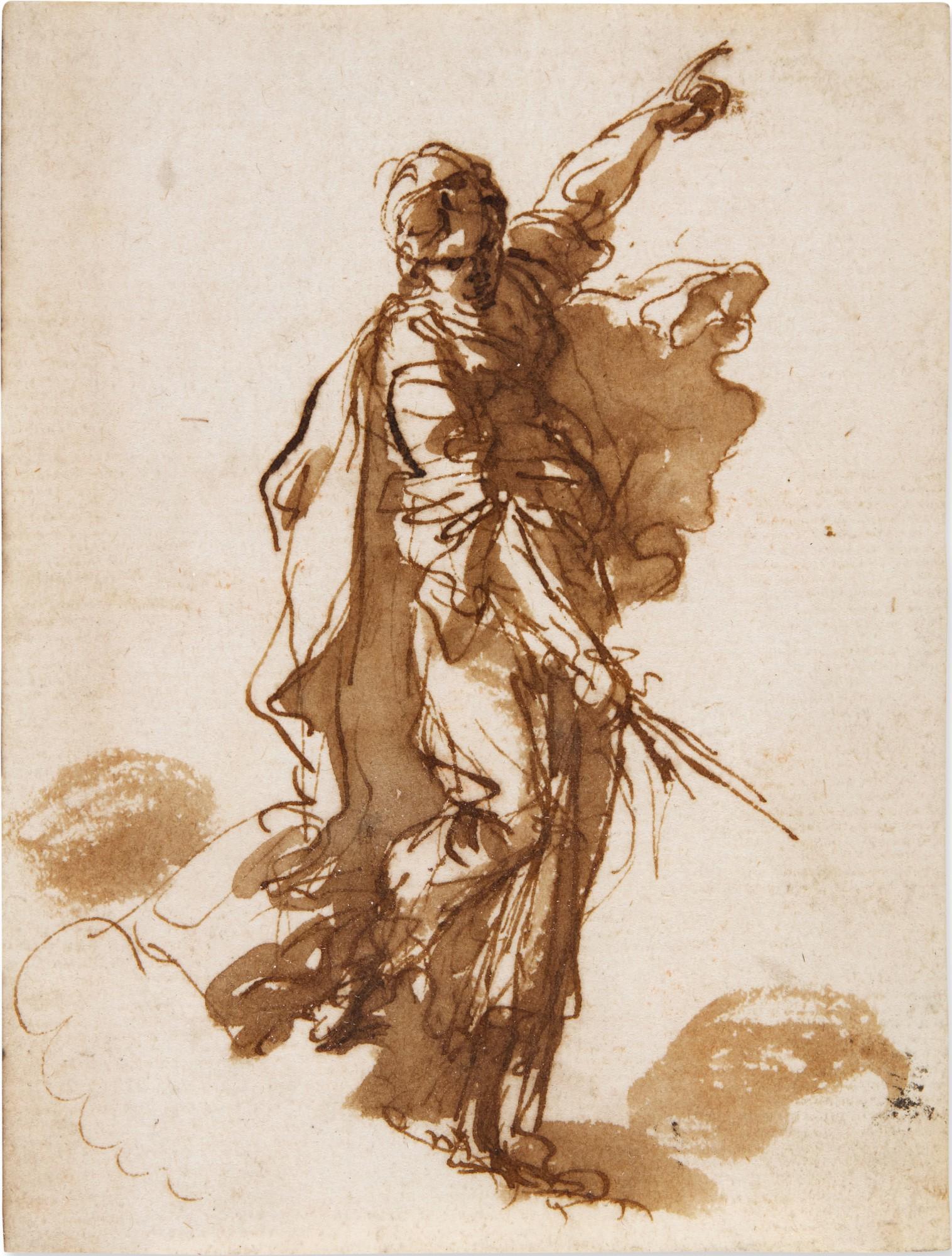 Salvator Rosa - Study for an allegory of Justice