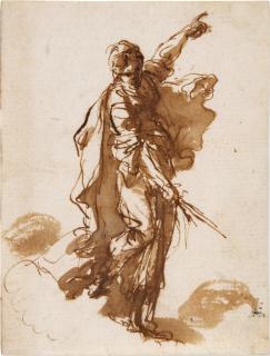 Salvator Rosa - Study for an allegory of Justice