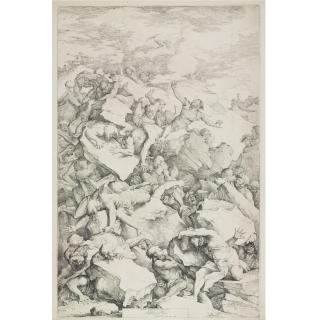 Salvator Rosa - The Fall Of The Giants (Bartsch 21; Wallace 115)