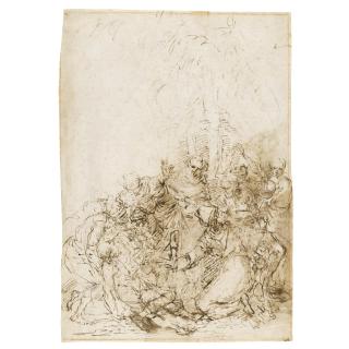 Salvator Rosa - The Raising Of Lazarus