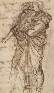 Salvator Rosa - Two Standing Figures