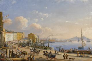 Salvatore Candido - Veduta Di Napoli Da Santa Lucia