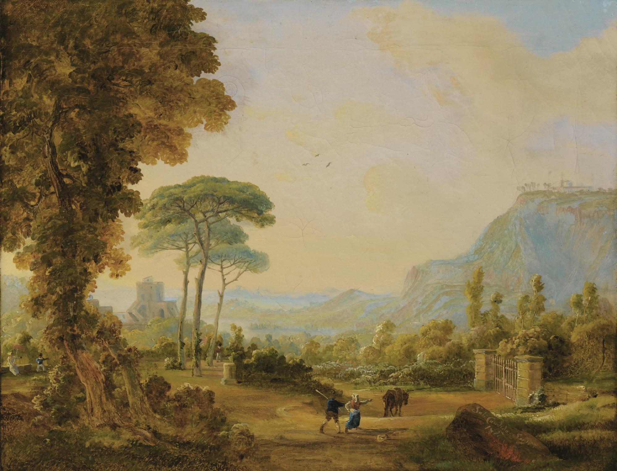 Salvatore Candido - View Of The Suburbs Of Pausilippo