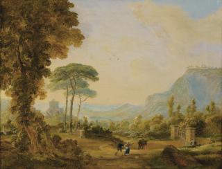 Salvatore Candido - View Of The Suburbs Of Pausilippo